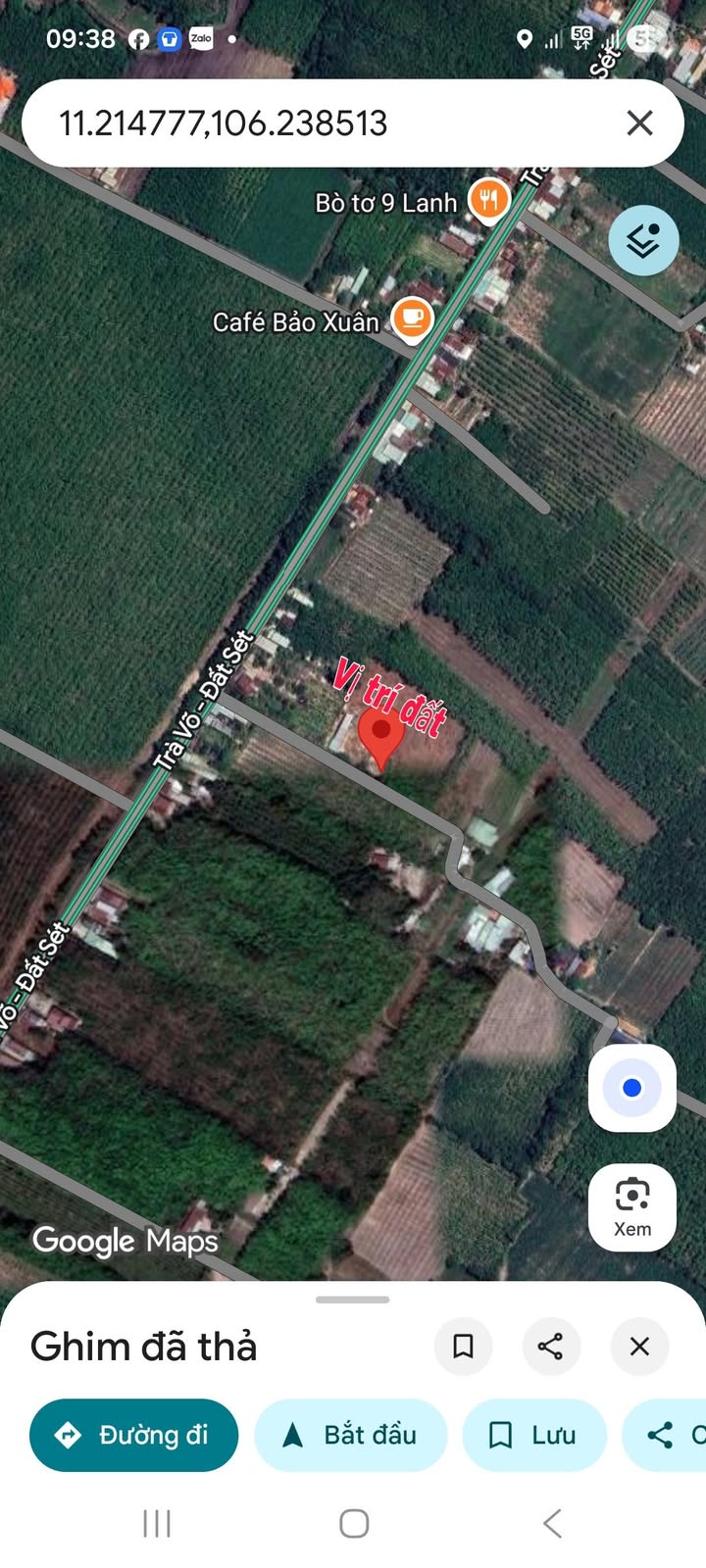 Đất thổ cư Gò Dầu 500m² giá 1.1 tỷ - Sổ hồng chính chủ