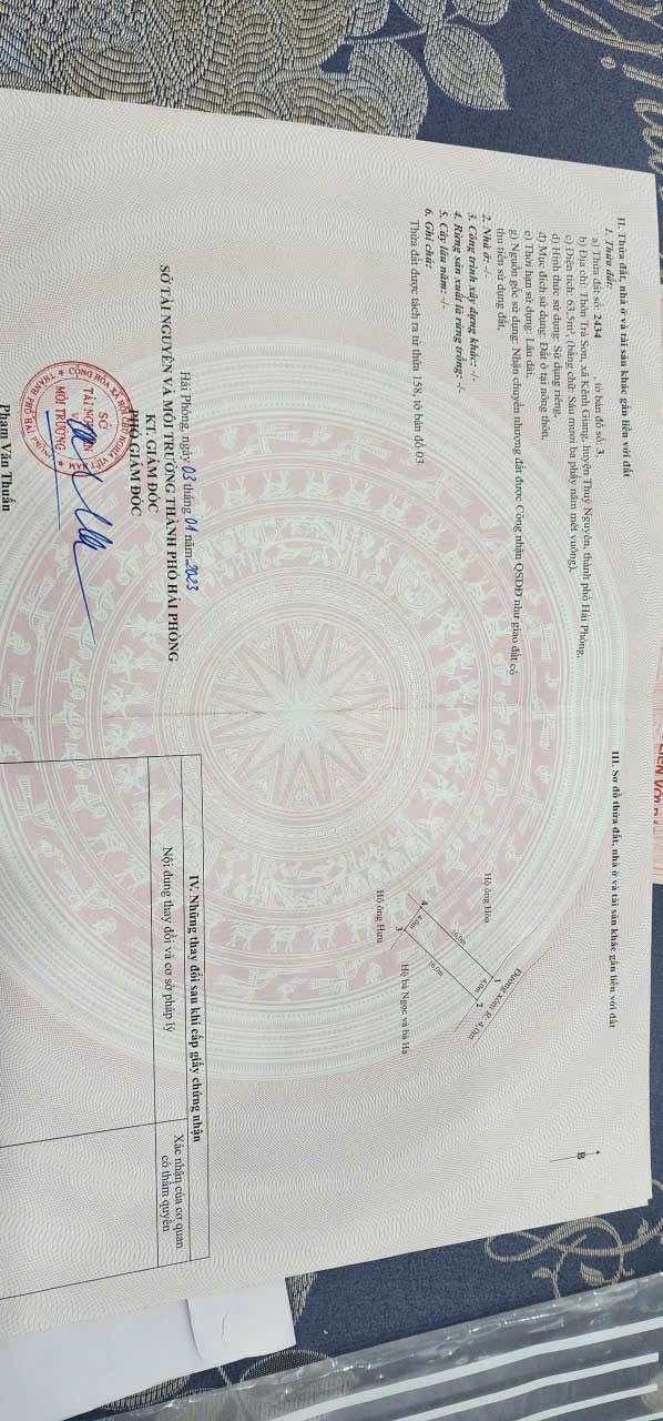 Đất nền Kênh Giang, Thủy Nguyên 63m² - Pháp lý rõ ràng, giá chỉ 800 triệu!