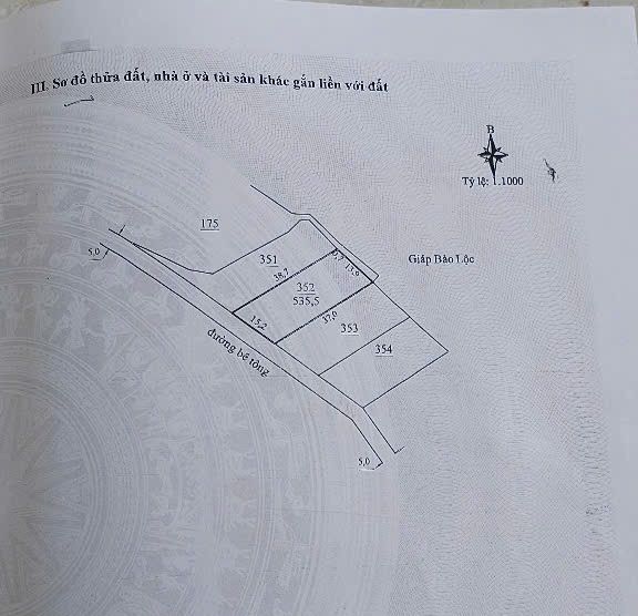 Đất nông nghiệp Hẻm 99 Nguyễn An Ninh, Bảo Lộc 535m² giá 1.1 tỷ - Chính chủ bán gấp!