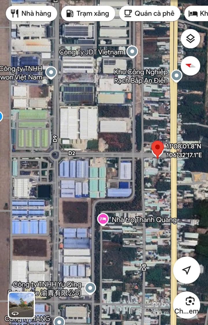 Đất kinh doanh mặt tiền đường D2 xã An Tây, Bến Cát 200m² giá chỉ 11 tỷ - Cơ hội đầu tư tuyệt vời!