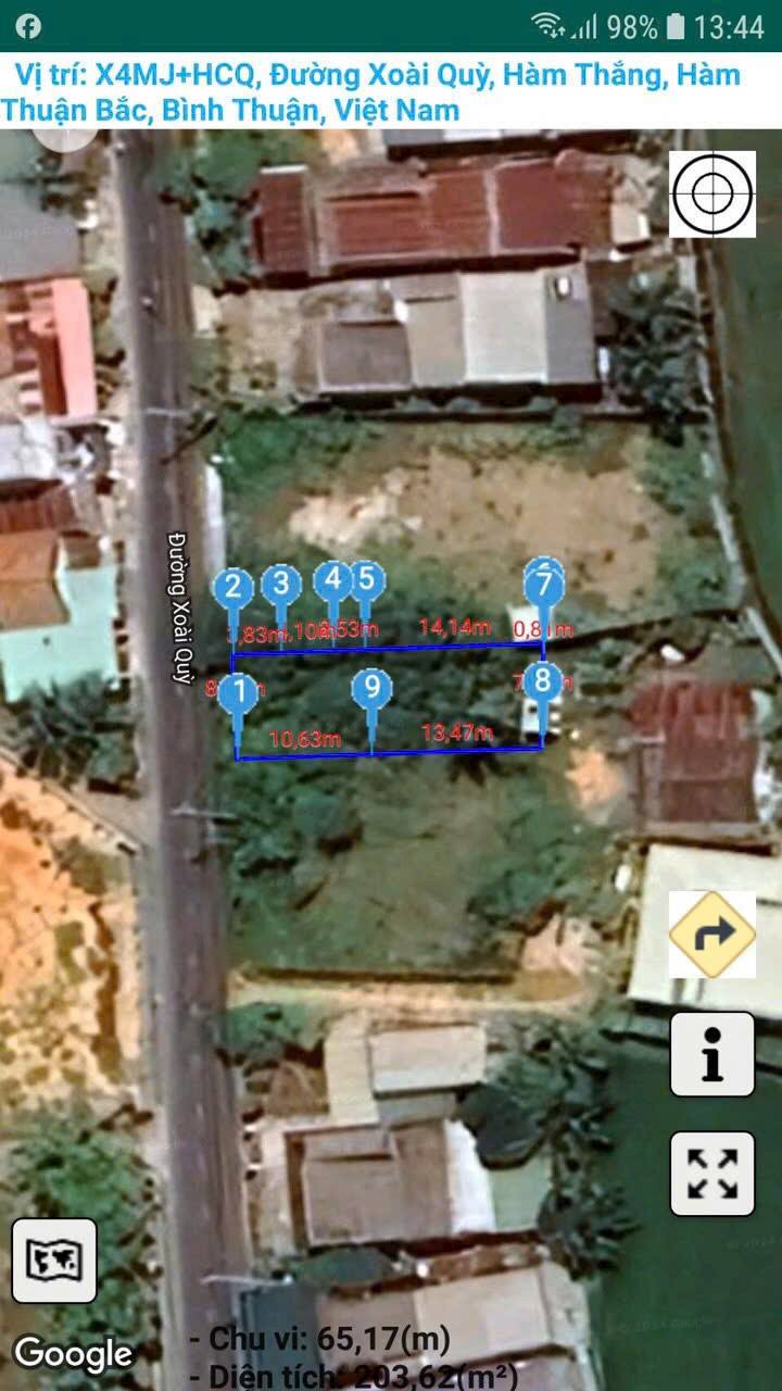 Đất nền đường Xoài Quỳ, Hàm Thắng 203.6m² giá 1.25 tỷ - Đầu tư sinh lời ngay!