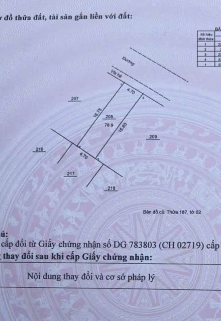 Bán đất dịch vụ Di Trạch Hoài Đức 78,9m² - Đầu tư sinh lời ngay lập tức!