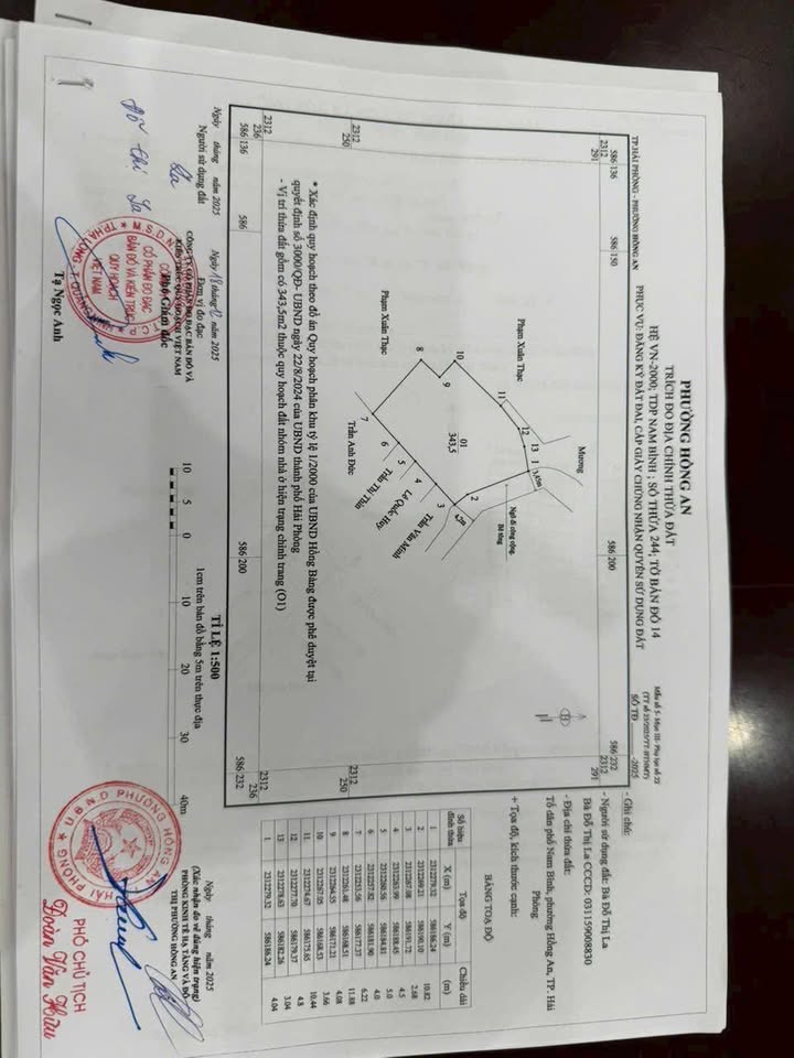 Đất nền An Hưng, An Dương 343m² giá 14,5 triệu/m² - Sổ đỏ chính chủ!