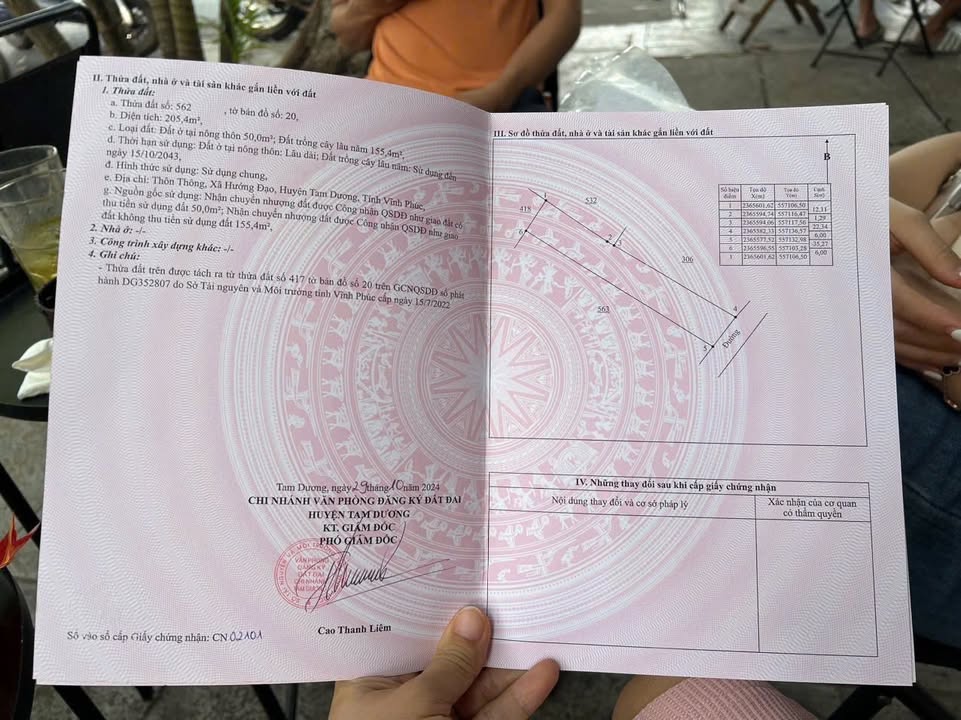 Đất nền khu công nghiệp Hướng Đạo 205m² giá 1 tỷ - Cơ hội đầu tư hiếm có!