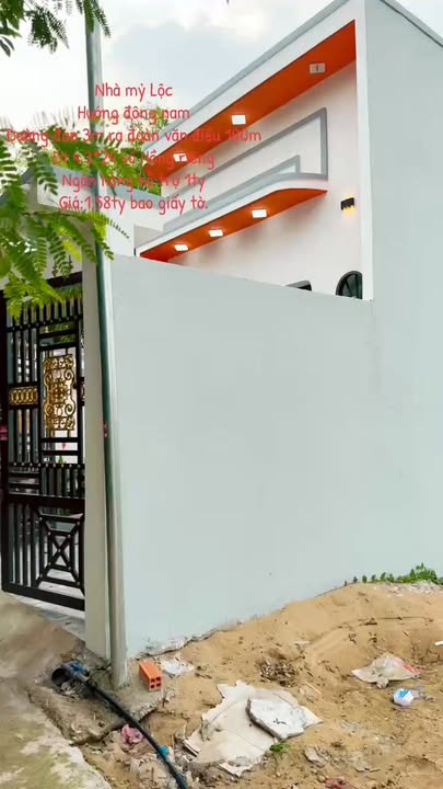 Nhà phố Cần Giuộc 103m² giá 1.58 tỷ - Hướng Đông mát mẻ!