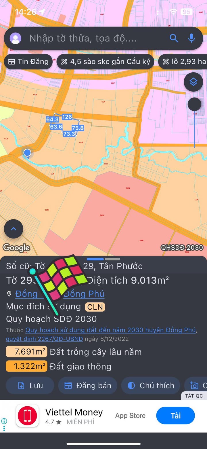 Đất nền Tân Phước 9,000m² giá 4 tỷ - Tiềm năng đầu tư cao!