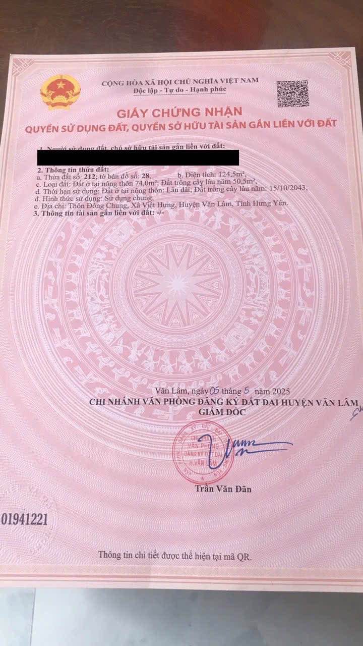 Đất nền Đại Đồng Văn Lâm 124m² chỉ 2 tỷ - Góc 2 mặt tiền ô tô vào tận nơi!