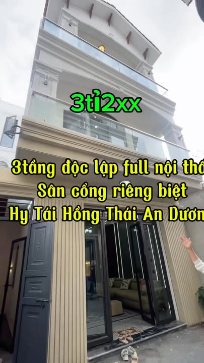 Nhà 3 tầng Hồng Thái 57m² giá 3.25 tỷ - Sổ đỏ chính chủ, ô tô đỗ cửa!