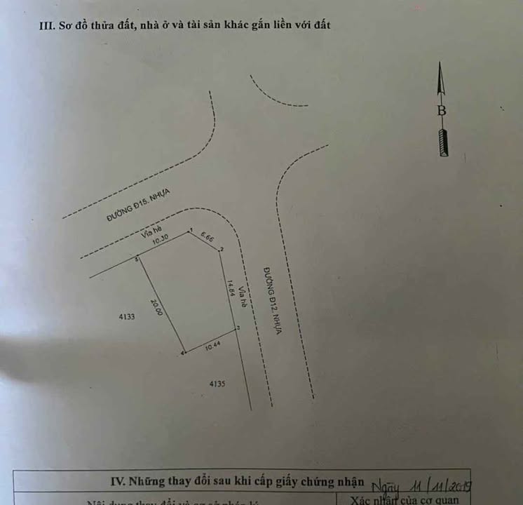 Đất nền sổ đỏ khu phố Châu Thới, Bình An, Dĩ An 243m² - Lô góc hai mặt tiền giá 15 tỷ