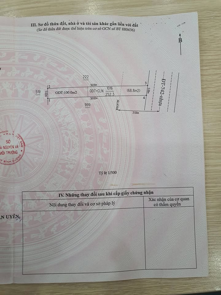 Mặt tiền kinh doanh 742m² tại Phú Chánh, Tân Uyên - Cơ hội đầu tư đáng giá!