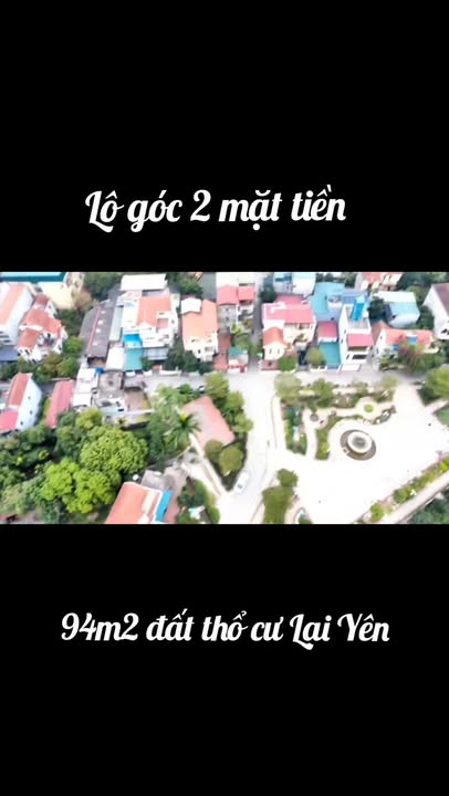 Đất thổ cư Lại Yên Hoài Đức 94m² - Lô góc 2 mặt tiền, giá thỏa thuận!