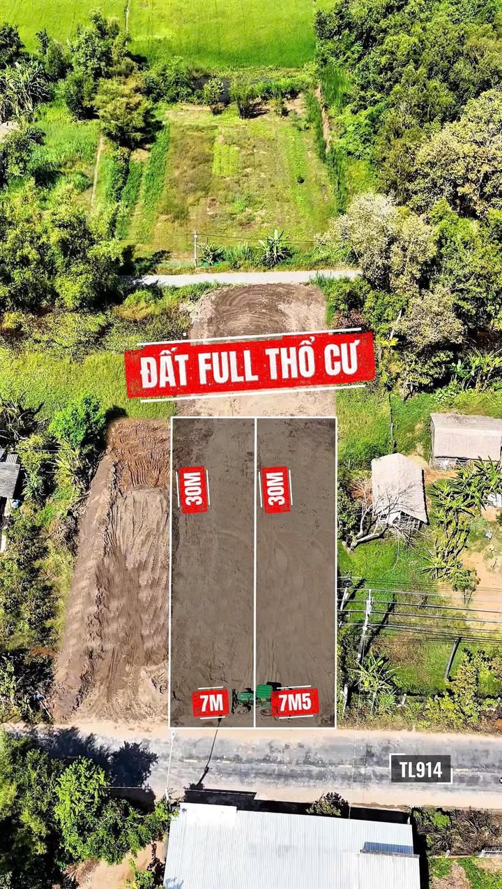 Đất thổ cư mặt tiền TL914, xã Ngũ Lạc, 210m² giá chỉ 100 triệu - Đầu tư sinh lời tuyệt vời!