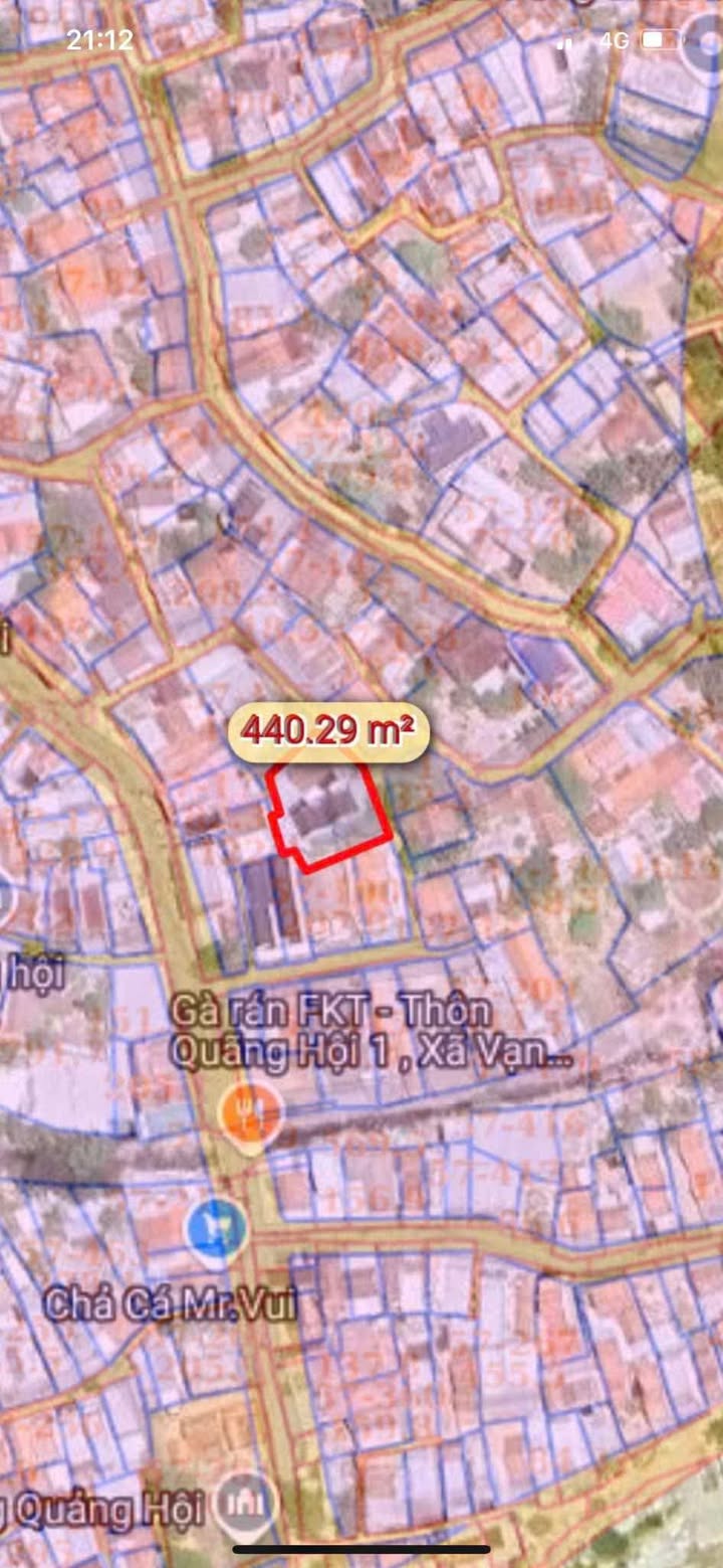 Đất nền Thôn Quảng Hội 2, Vạn Thắng 234m² - Giá tốt nhất khu vực
