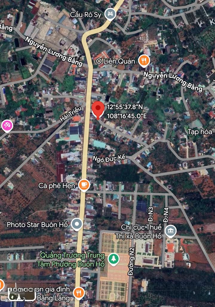 Đất nền đường Nguyễn Hữu Tiến, Buôn Hồ 371m² giá 4 tỷ - Cơ hội đầu tư tuyệt vời!