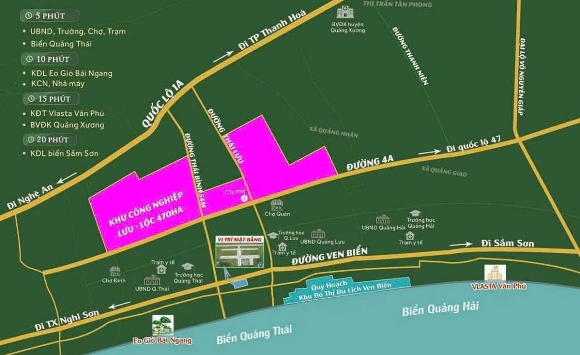 Đất nền dự án Duyên Hải, Quảng Xương 114m² - Cơ hội đầu tư sinh lời hấp dẫn!