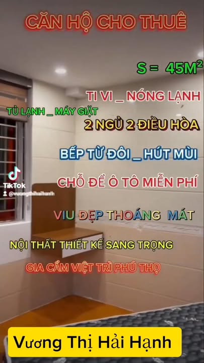 Căn hộ cho thuê 50m² tại Gia Cẩm - Full nội thất, giá chỉ 5 triệu!