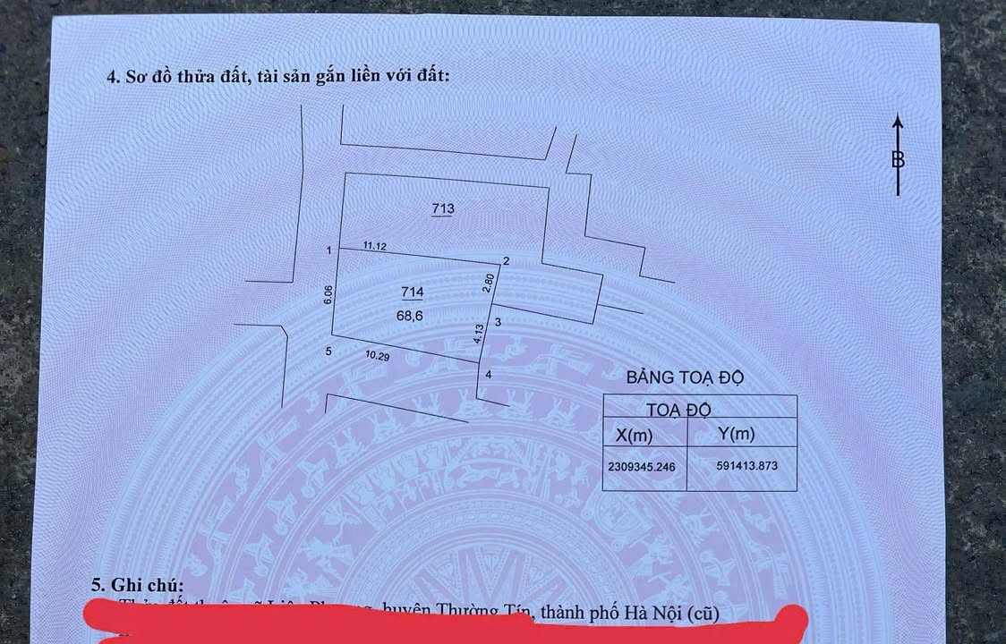Đất nền Hồng Vân, Thường Tín 68.6m² giá 3.55 tỷ - Đầu tư sinh lời với tiềm năng lớn!