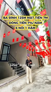 Căn hộ cho thuê Đội Nhân Ba Đình 125m² giá 150 triệu - Dòng tiền hấp dẫn 7%/năm!