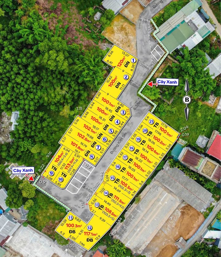 Đất phân lô Kiệt 112 Minh Mạng, Thủy Xuân 101,7m² giá 1,7 tỷ - Đường ô tô tận nơi!