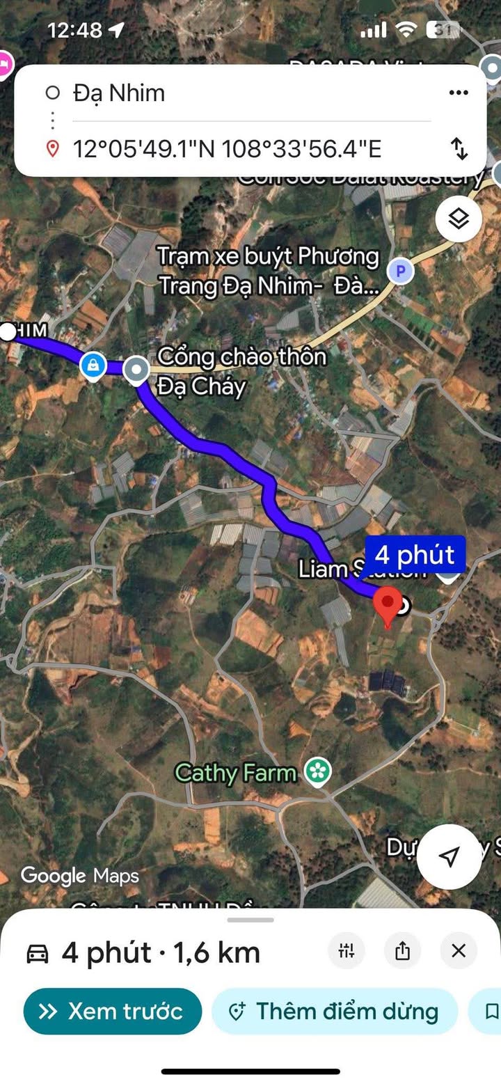 Bán đất Đa Nhim Lạc Dương 1800m² giá 5 tỷ - Tiềm năng tăng giá cao!