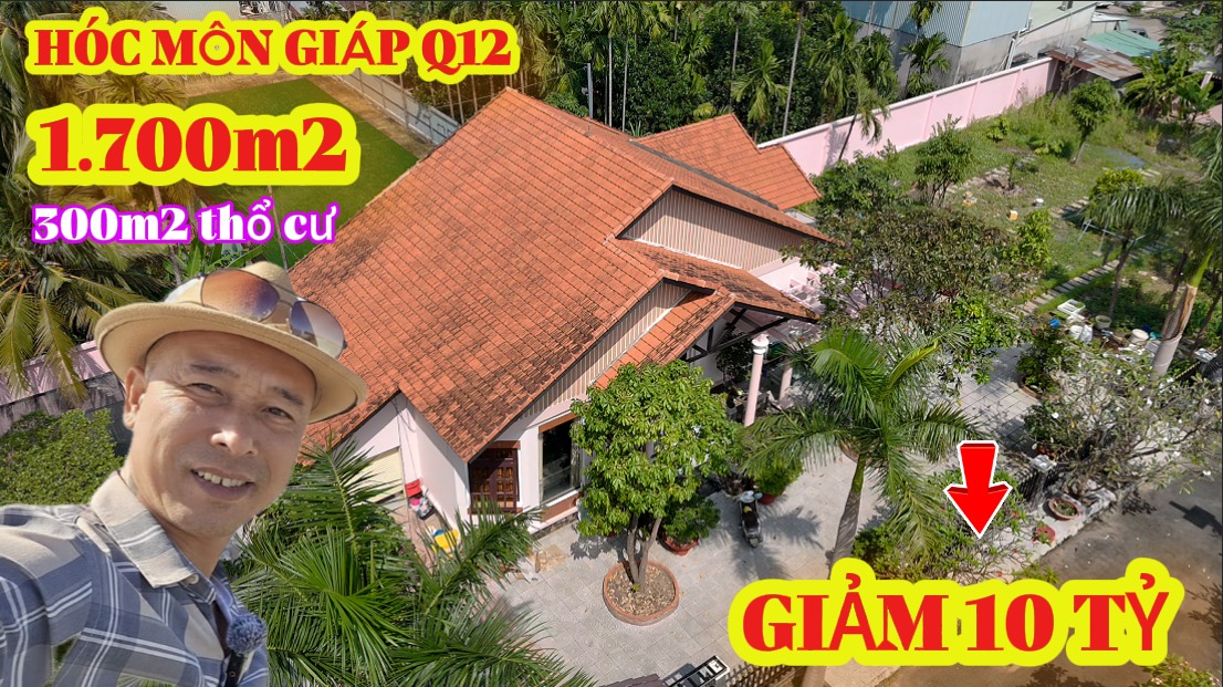 Biệt thự Hóc Môn 1.700m² giá 22 tỷ - Giảm sốc, thương lượng ngay!