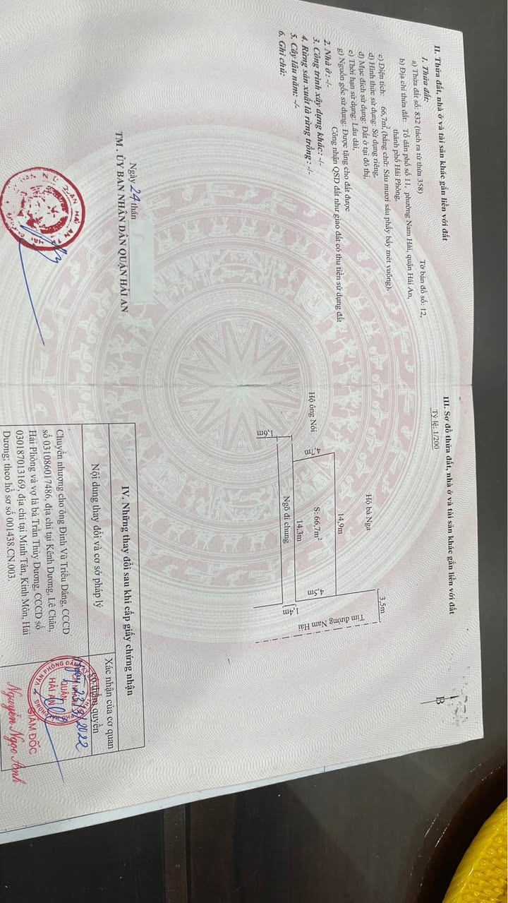 Đất mặt đường Nam Hải 66m² giá 3.134 tỷ - Chính chủ bán gấp!