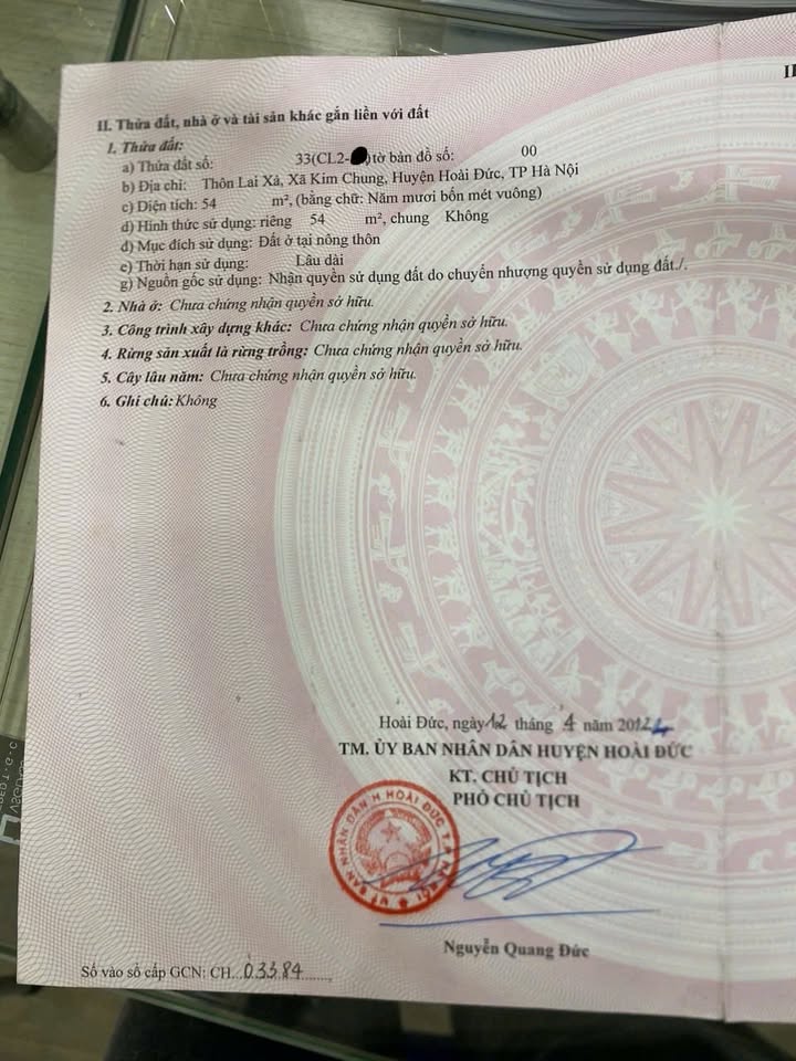 Đất nền Vinapon Lai Xá Hoài Đức 54m² giá 200 triệu - Đầu tư sinh lời ngay!