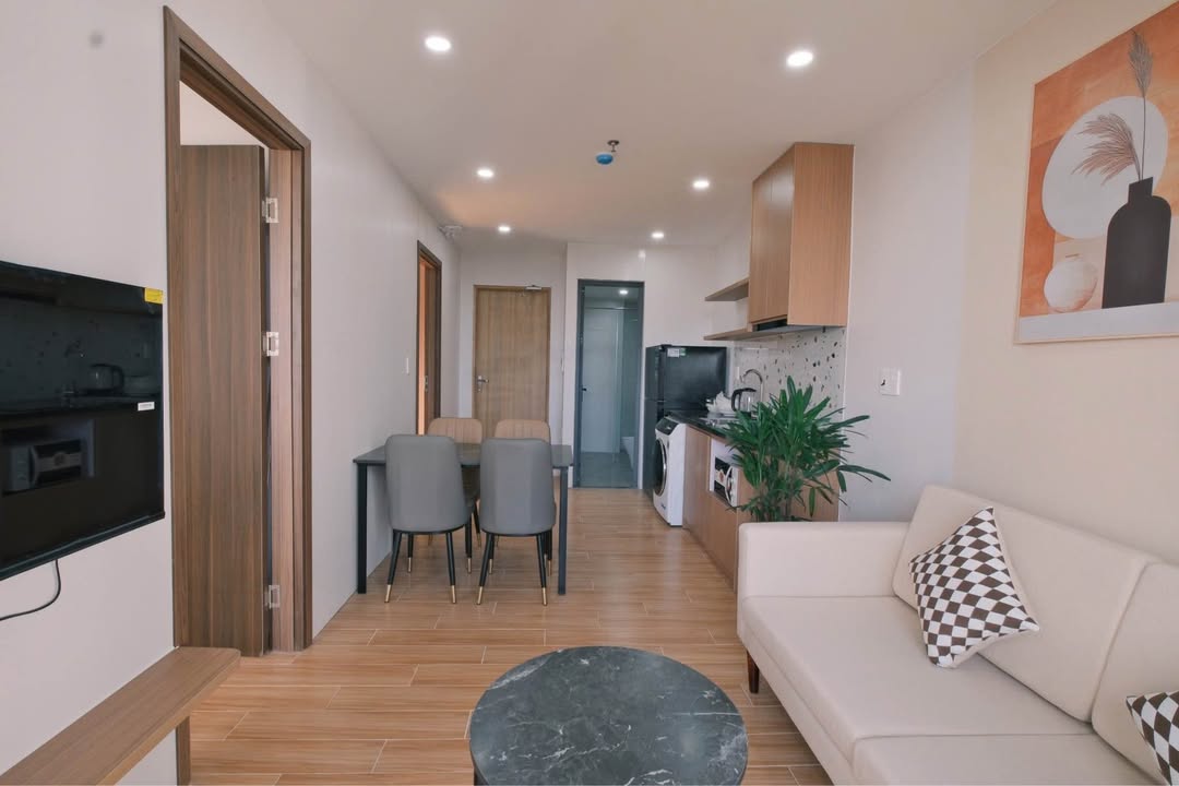 Căn hộ cho thuê 2PN đường Dương Thị Xuân Quý, quận Ngũ Hành Sơn - Nội thất hiện đại và mới 100%!