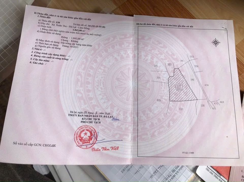 Nhà cấp 4 thôn Đa Quý, Đà Lạt 1843m² giá 9 tỷ - Không thể bỏ lỡ!