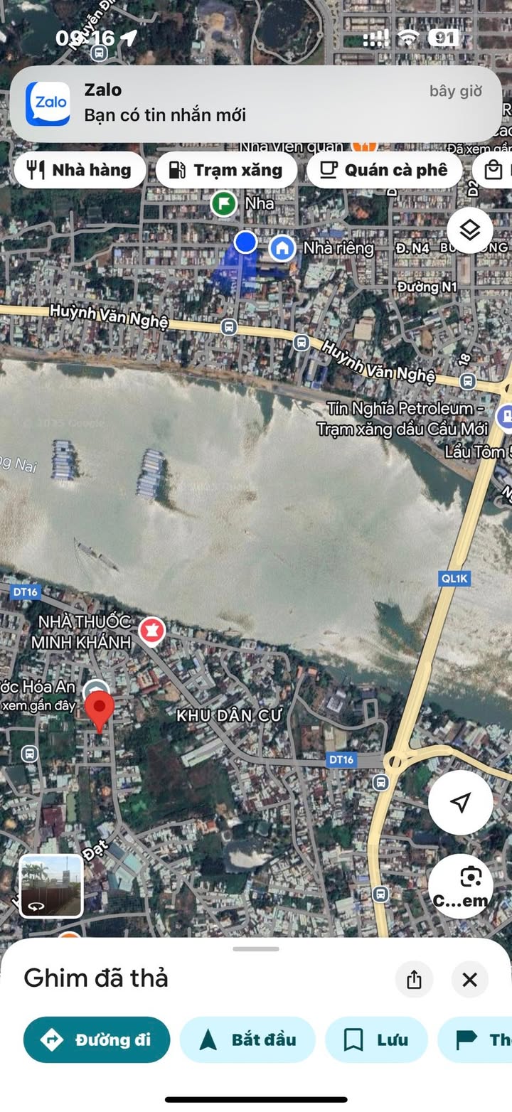 Lô đất biệt thự Hóa An Biên Hòa 126m² giá 3.5 tỷ - View sông Đồng Nai tuyệt đẹp!