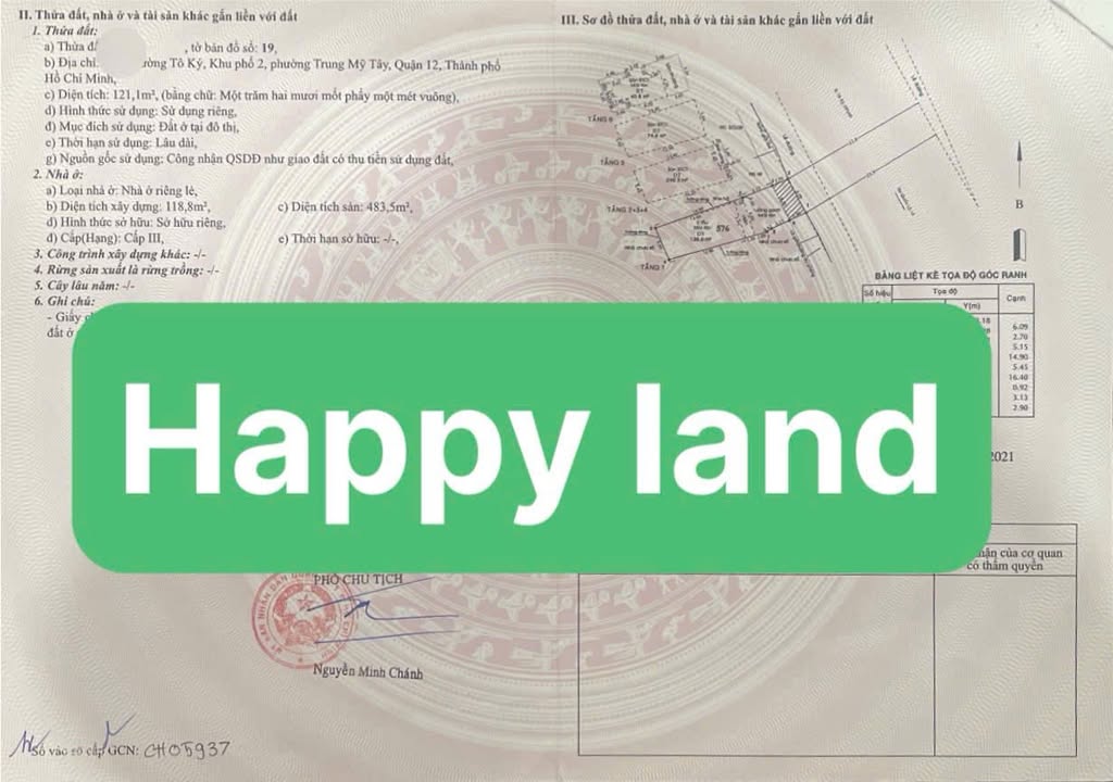 Nhà mặt tiền đường Tô Ký, quận 12, diện tích 126m² giá 13.7 tỷ - Đầu tư sinh lời ổn định!