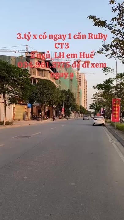 Căn hộ Chung cư Ruby 3 Long Biên 50m² giá 3 tỷ - Sổ đỏ sang tên ngay!