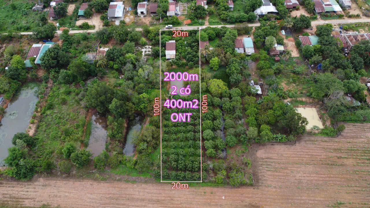 Đất vườn Ia Lốp, Ea Súp 2000m² chỉ 369 triệu - Sổ đỏ chính chủ