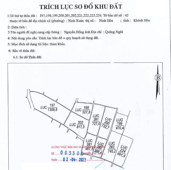 Đất Lúa Ninh Xuân 6900m² giá 620 triệu - Cơ hội đầu tư tuyệt vời!