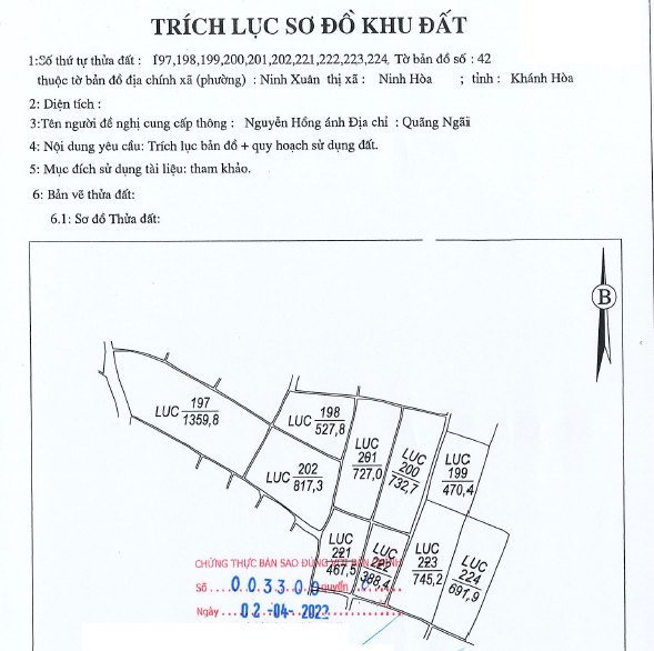 Đất Lúa Ninh Xuân 6900m² giá 620 triệu - Cơ hội đầu tư tuyệt vời!