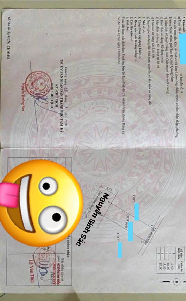 Đất nền chính chủ Đà Nẵng 99m² giá 1.8 tỷ - Hướng Tây Nam mát mẻ