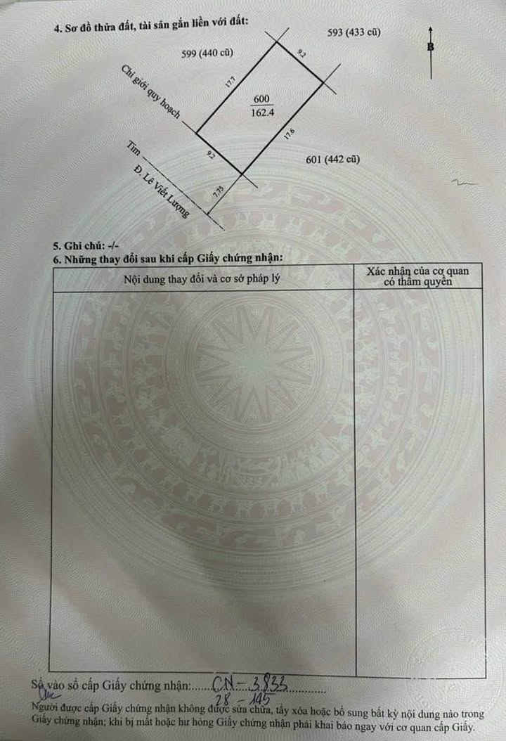 Bán mặt tiền đường Lê Viết Lượng, An Đông, 162.4m² - Đầu tư sinh lời ngay!
