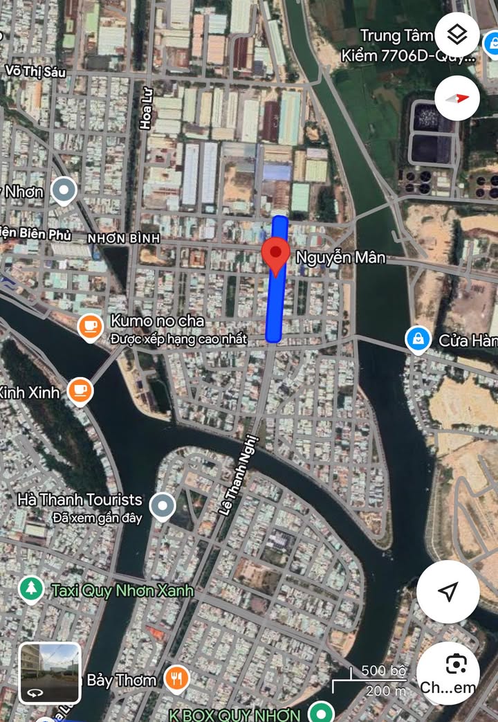 Đất mặt tiền Nguyễn Mân Quy Nhơn 89m² giá 2 tỷ - Cơ hội đầu tư hấp dẫn!