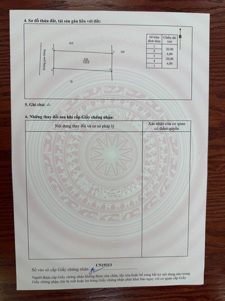 Đất thổ cư Hoàng Văn Thụ, Thái Nguyên 120m² giá 3 tỷ - Mặt tiền 6m, không ngập nước!