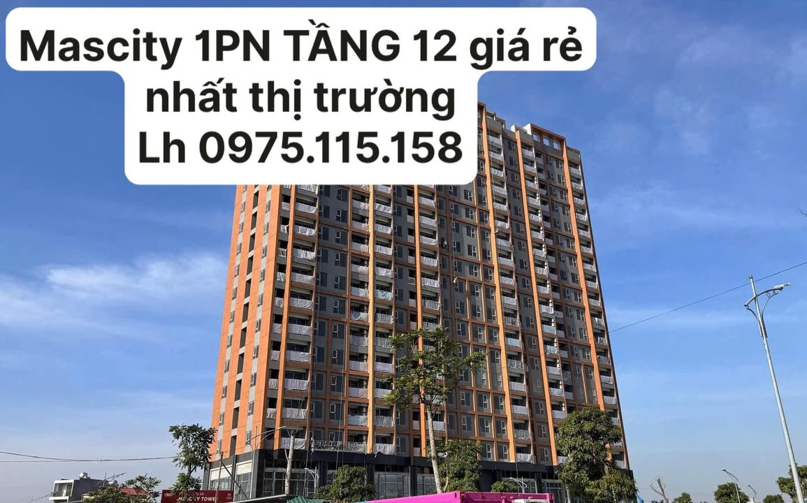 Căn hộ MasCity Bắc Giang 47m² giá thỏa thuận - Cơ hội sở hữu tuyệt vời!