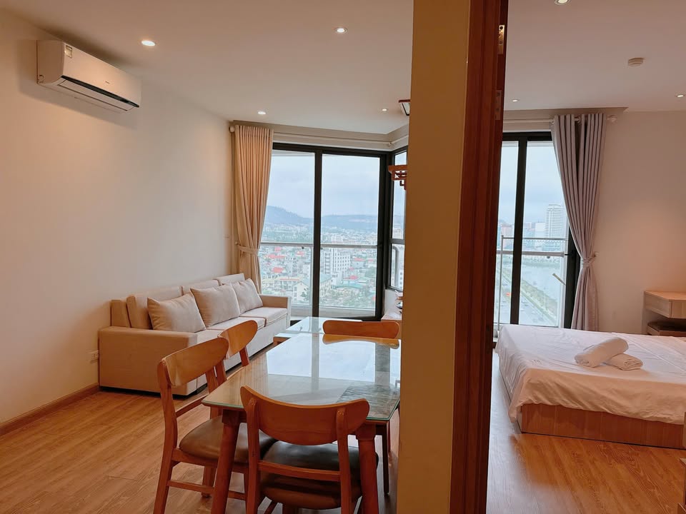 Chung cư cho thuê tại Bãi Cháy, Hạ Long - 2 phòng ngủ, giá 7 triệu/tháng - Full nội thất, an ninh tốt!