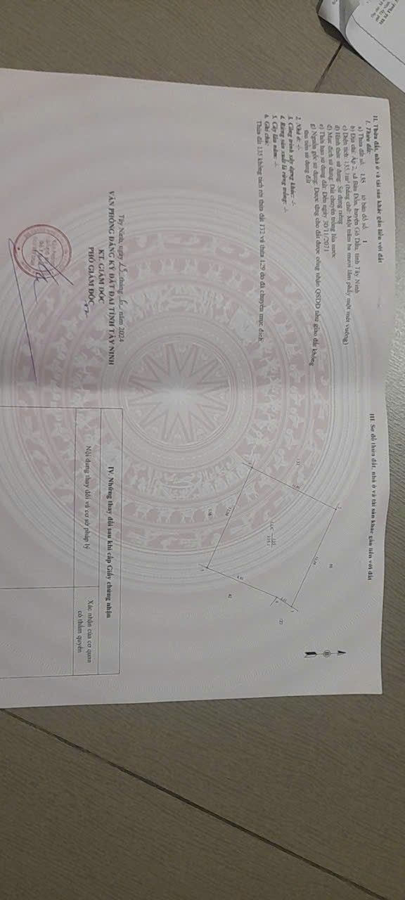 Đất thổ cư ấp 2, xã Bàu Đồn, huyện Gò Dầu 363m² giá 2.31 tỷ - Đầu tư sinh lời ngay!