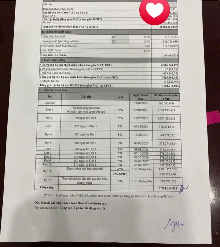 Căn hộ Jade Square Bắc Từ Liêm 72m² - Tầng VIP, Hướng Đông Nam mát mẻ!