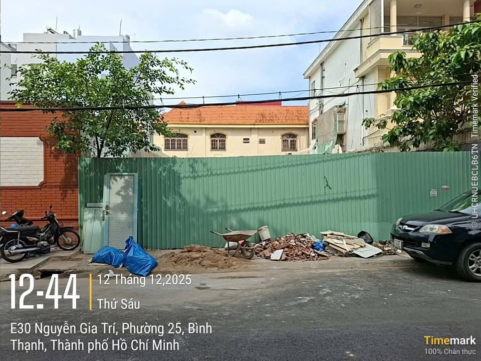 Lô đất đường Nguyễn Gia Trí, Bình Thạnh 297m² giá 60 tỷ - Tiềm năng đầu tư lớn!