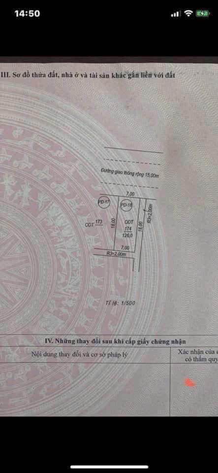 Đất nền mặt tiền đường Trần Quang Khải, Đồng Phú, 126m² giá 5 tỷ - Cơ hội đầu tư hấp dẫn!