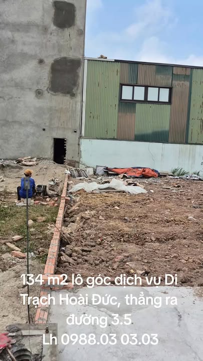 Đất dịch vụ Di Trạch, Hoài Đức 134m² - Vị trí kinh doanh đắc địa, quy hoạch view hồ!