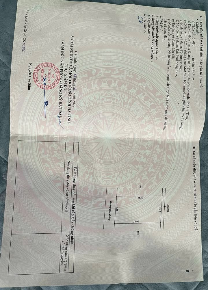 Đất ở Kỳ Thư, Kỳ Anh, 183m² - Bán gấp, gần trường học!