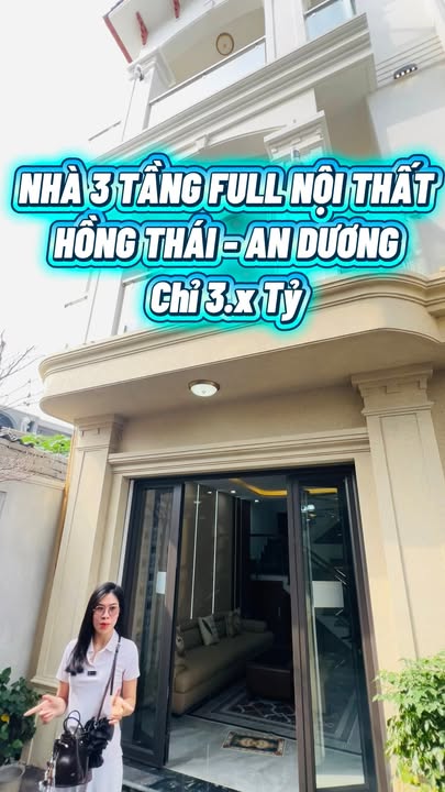 Nhà 3 Tầng Hồng Thái, An Dương, Hải Phòng 53m² - Đỗ Ô Tô Ngay Cửa!