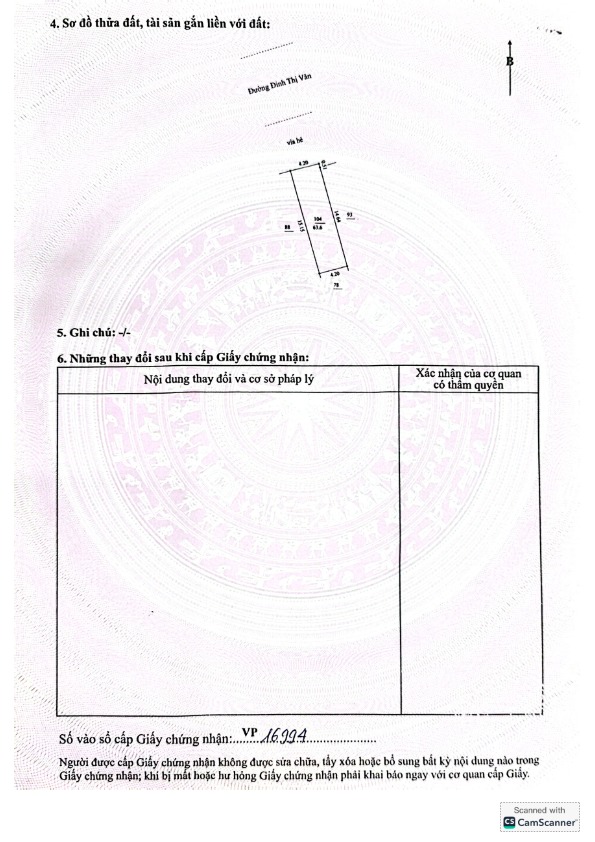 Đất mặt tiền đường Đinh Thị Vân, An Khê, 63.8m² - Kinh doanh sầm uất, giá 5.5 tỷ