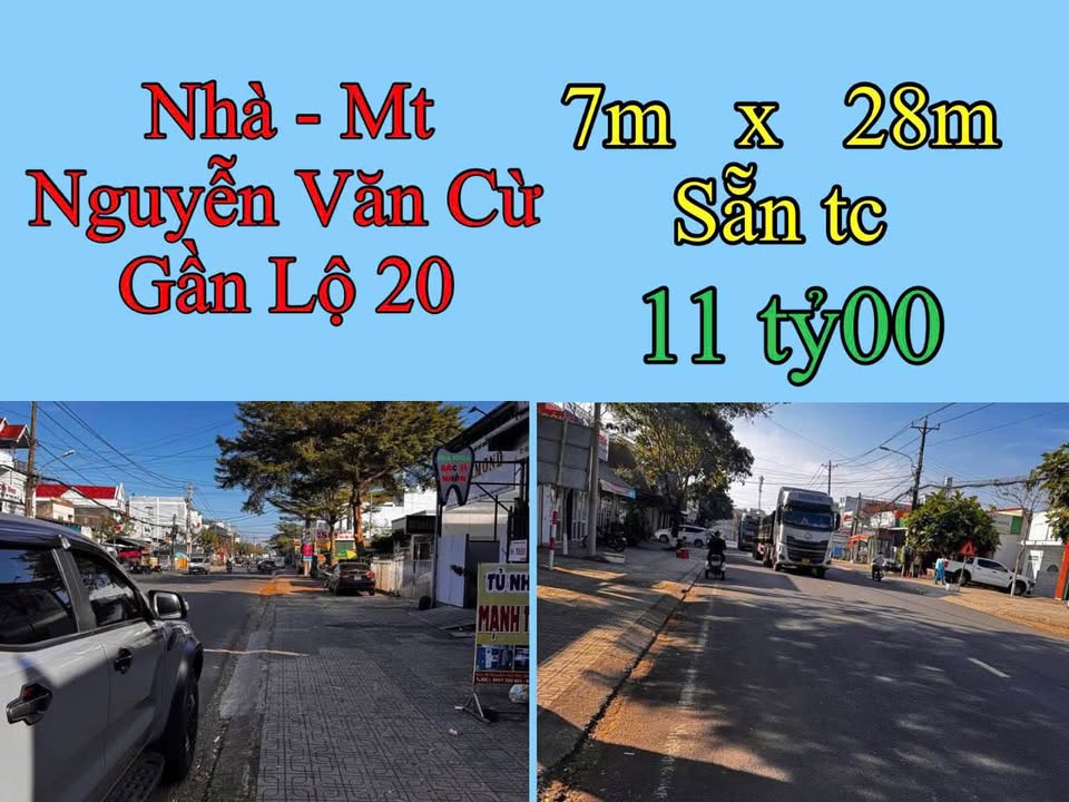 Nhà mặt tiền Nguyễn Căn Cừ, Bảo Lộc 196m² giá 11 tỷ - Đầu tư sinh lời cao!